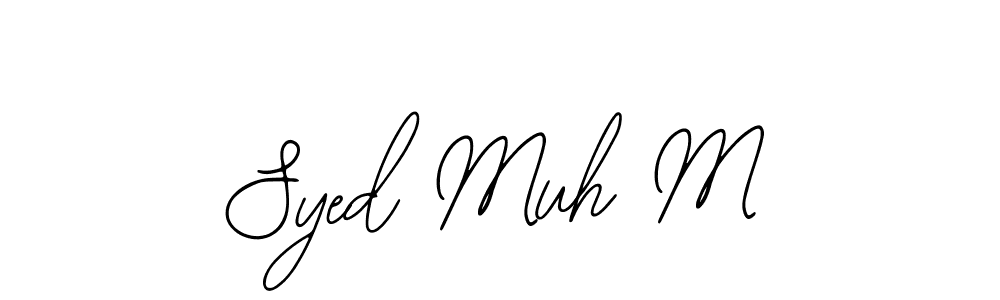 Make a short Syed Muh M signature style. Manage your documents anywhere anytime using Bearetta-2O07w. Create and add eSignatures, submit forms, share and send files easily. Syed Muh M signature style 12 images and pictures png