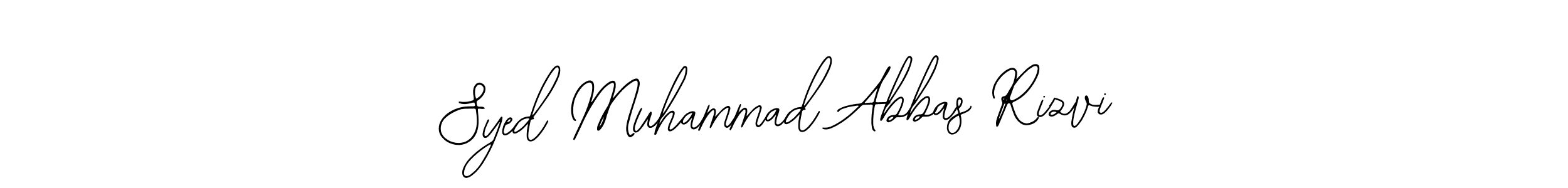 Make a beautiful signature design for name Syed Muhammad Abbas Rizvi. Use this online signature maker to create a handwritten signature for free. Syed Muhammad Abbas Rizvi signature style 12 images and pictures png