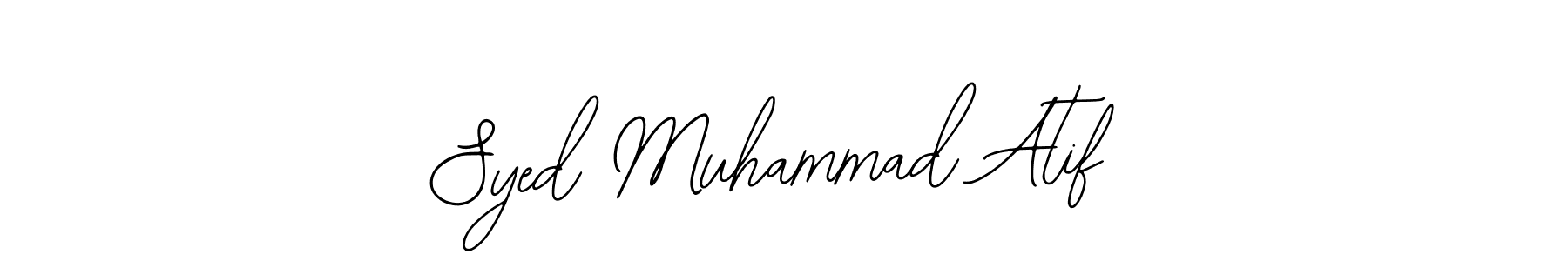 Design your own signature with our free online signature maker. With this signature software, you can create a handwritten (Bearetta-2O07w) signature for name Syed Muhammad Atif. Syed Muhammad Atif signature style 12 images and pictures png