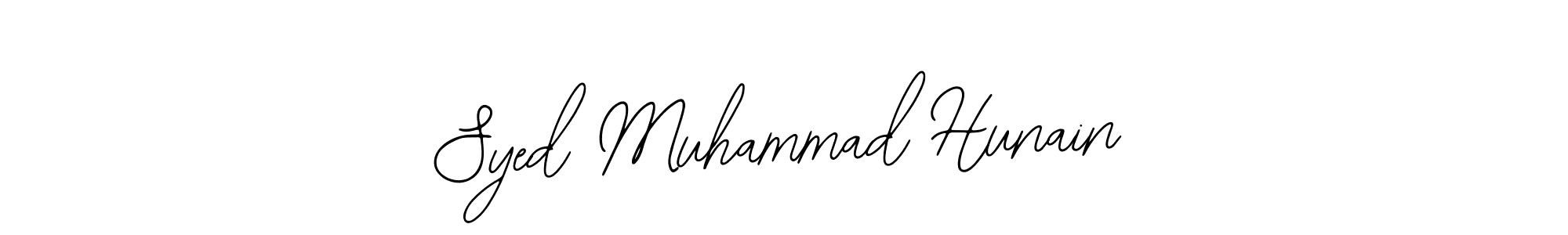 Make a short Syed Muhammad Hunain signature style. Manage your documents anywhere anytime using Bearetta-2O07w. Create and add eSignatures, submit forms, share and send files easily. Syed Muhammad Hunain signature style 12 images and pictures png
