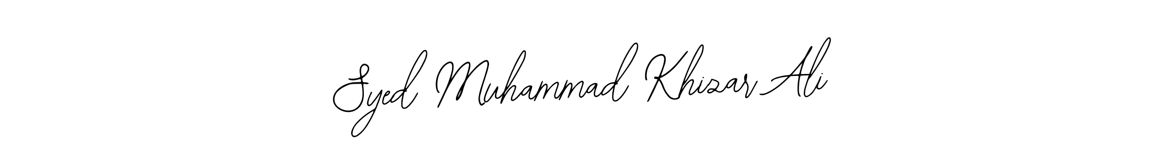 How to Draw Syed Muhammad Khizar Ali signature style? Bearetta-2O07w is a latest design signature styles for name Syed Muhammad Khizar Ali. Syed Muhammad Khizar Ali signature style 12 images and pictures png
