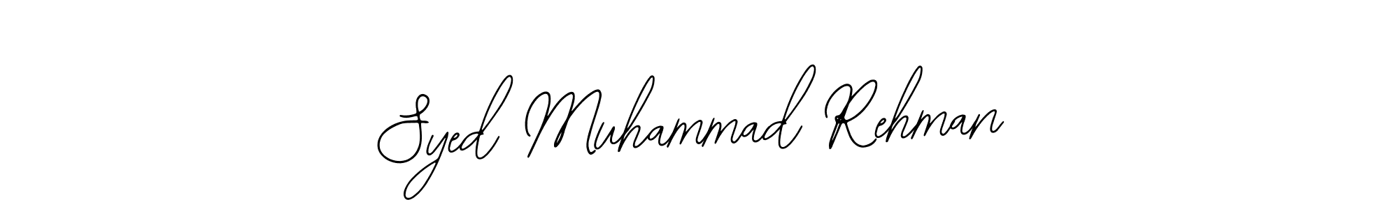 Create a beautiful signature design for name Syed Muhammad Rehman. With this signature (Bearetta-2O07w) fonts, you can make a handwritten signature for free. Syed Muhammad Rehman signature style 12 images and pictures png