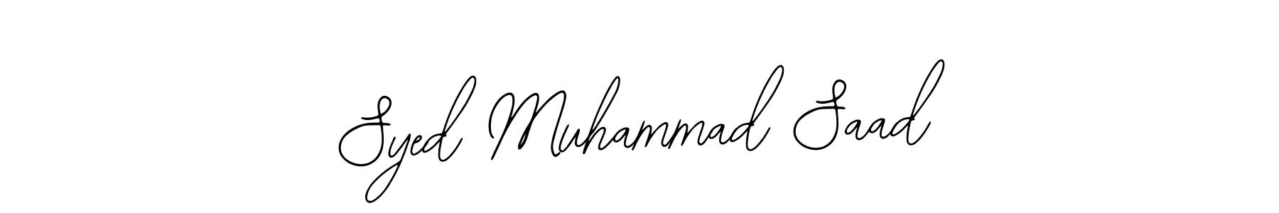 See photos of Syed Muhammad Saad official signature by Spectra . Check more albums & portfolios. Read reviews & check more about Bearetta-2O07w font. Syed Muhammad Saad signature style 12 images and pictures png