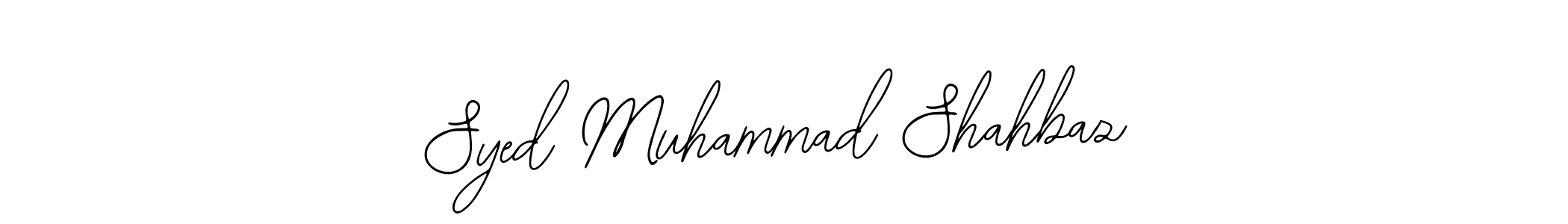 Similarly Bearetta-2O07w is the best handwritten signature design. Signature creator online .You can use it as an online autograph creator for name Syed Muhammad Shahbaz. Syed Muhammad Shahbaz signature style 12 images and pictures png