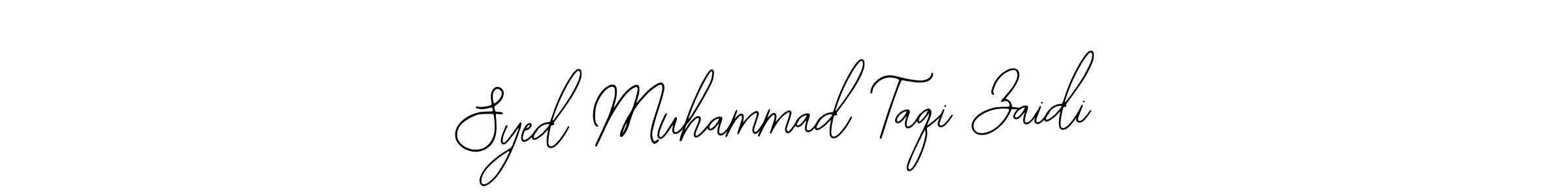 The best way (Bearetta-2O07w) to make a short signature is to pick only two or three words in your name. The name Syed Muhammad Taqi Zaidi include a total of six letters. For converting this name. Syed Muhammad Taqi Zaidi signature style 12 images and pictures png