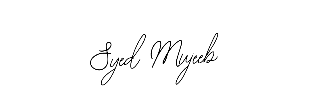 Use a signature maker to create a handwritten signature online. With this signature software, you can design (Bearetta-2O07w) your own signature for name Syed Mujeeb. Syed Mujeeb signature style 12 images and pictures png