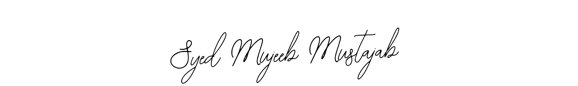 Create a beautiful signature design for name Syed Mujeeb Mustajab. With this signature (Bearetta-2O07w) fonts, you can make a handwritten signature for free. Syed Mujeeb Mustajab signature style 12 images and pictures png