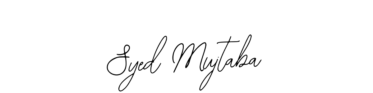 The best way (Bearetta-2O07w) to make a short signature is to pick only two or three words in your name. The name Syed Mujtaba include a total of six letters. For converting this name. Syed Mujtaba signature style 12 images and pictures png
