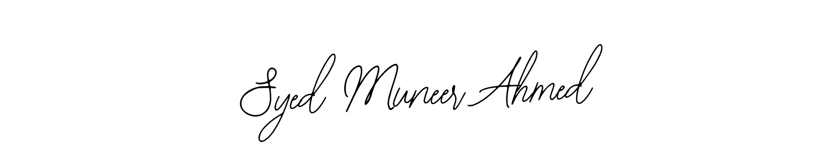 Create a beautiful signature design for name Syed Muneer Ahmed. With this signature (Bearetta-2O07w) fonts, you can make a handwritten signature for free. Syed Muneer Ahmed signature style 12 images and pictures png
