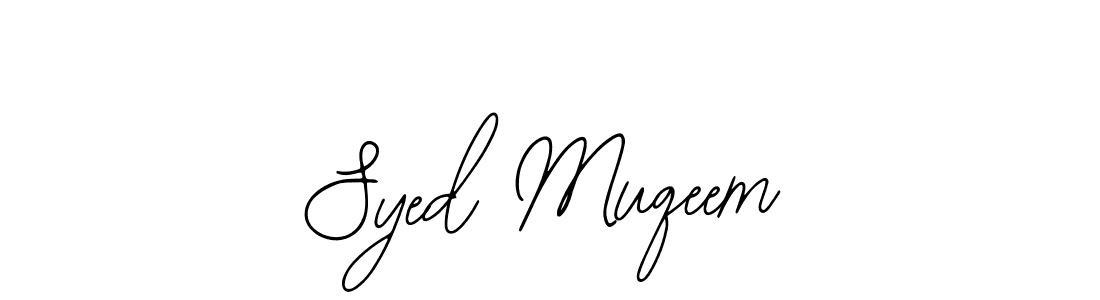 Also You can easily find your signature by using the search form. We will create Syed Muqeem name handwritten signature images for you free of cost using Bearetta-2O07w sign style. Syed Muqeem signature style 12 images and pictures png