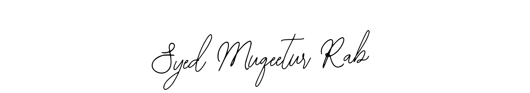Bearetta-2O07w is a professional signature style that is perfect for those who want to add a touch of class to their signature. It is also a great choice for those who want to make their signature more unique. Get Syed Muqeetur Rab name to fancy signature for free. Syed Muqeetur Rab signature style 12 images and pictures png