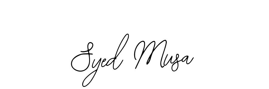 Similarly Bearetta-2O07w is the best handwritten signature design. Signature creator online .You can use it as an online autograph creator for name Syed Musa. Syed Musa signature style 12 images and pictures png