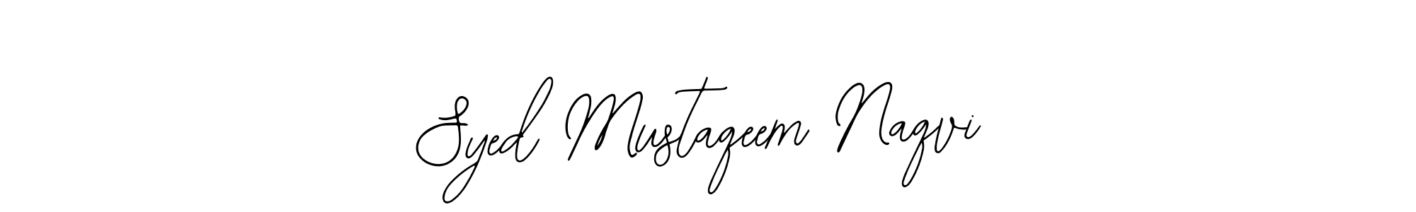 Syed Mustaqeem Naqvi stylish signature style. Best Handwritten Sign (Bearetta-2O07w) for my name. Handwritten Signature Collection Ideas for my name Syed Mustaqeem Naqvi. Syed Mustaqeem Naqvi signature style 12 images and pictures png