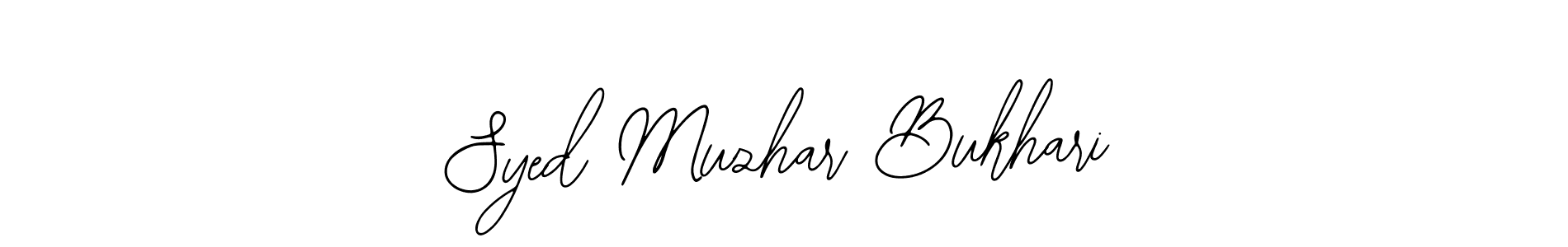 Also You can easily find your signature by using the search form. We will create Syed Muzhar Bukhari name handwritten signature images for you free of cost using Bearetta-2O07w sign style. Syed Muzhar Bukhari signature style 12 images and pictures png
