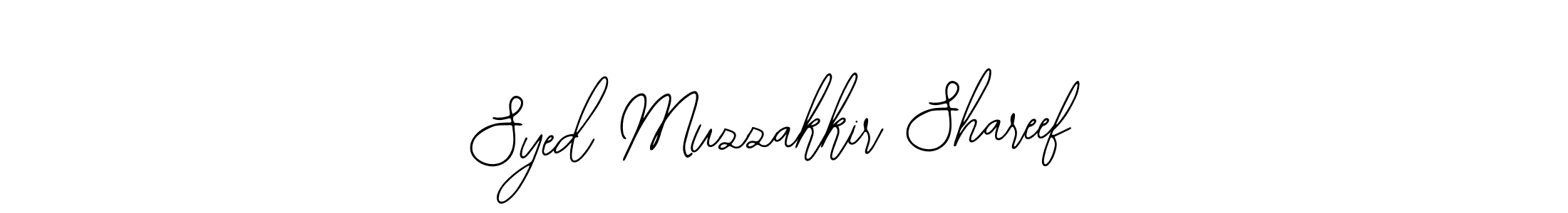 Create a beautiful signature design for name Syed Muzzakkir Shareef. With this signature (Bearetta-2O07w) fonts, you can make a handwritten signature for free. Syed Muzzakkir Shareef signature style 12 images and pictures png