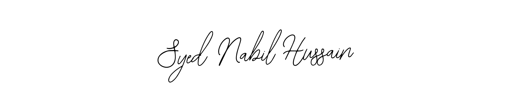 Also we have Syed Nabil Hussain name is the best signature style. Create professional handwritten signature collection using Bearetta-2O07w autograph style. Syed Nabil Hussain signature style 12 images and pictures png