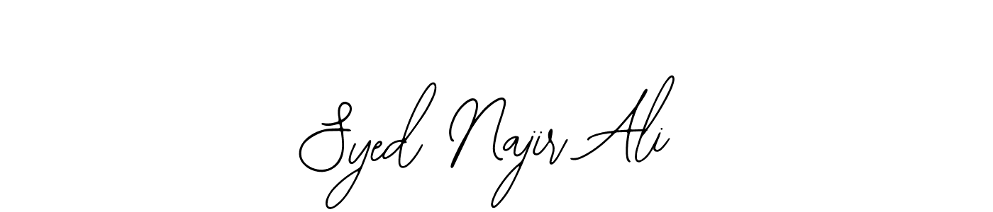 It looks lik you need a new signature style for name Syed Najir Ali. Design unique handwritten (Bearetta-2O07w) signature with our free signature maker in just a few clicks. Syed Najir Ali signature style 12 images and pictures png