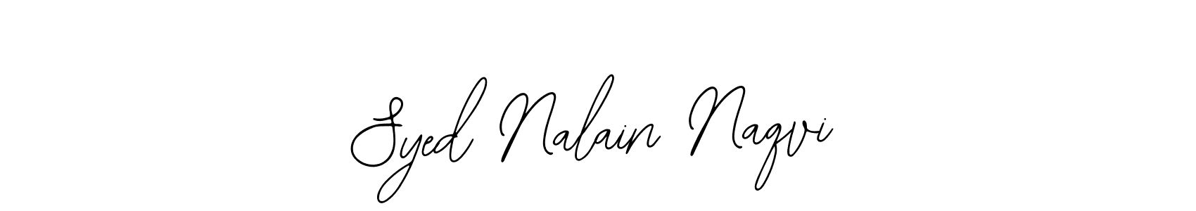 Similarly Bearetta-2O07w is the best handwritten signature design. Signature creator online .You can use it as an online autograph creator for name Syed Nalain Naqvi. Syed Nalain Naqvi signature style 12 images and pictures png