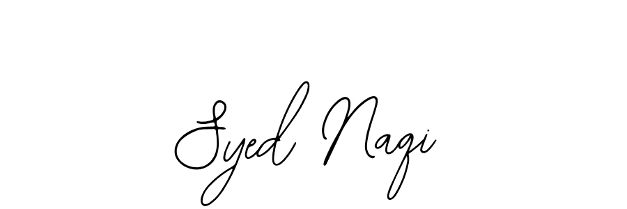 This is the best signature style for the Syed Naqi name. Also you like these signature font (Bearetta-2O07w). Mix name signature. Syed Naqi signature style 12 images and pictures png