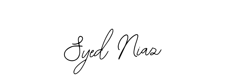 if you are searching for the best signature style for your name Syed Niaz. so please give up your signature search. here we have designed multiple signature styles  using Bearetta-2O07w. Syed Niaz signature style 12 images and pictures png