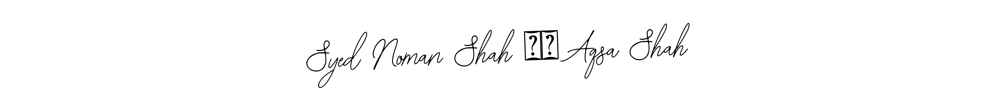 How to Draw Syed Noman Shah ♥️ Aqsa Shah signature style? Bearetta-2O07w is a latest design signature styles for name Syed Noman Shah ♥️ Aqsa Shah. Syed Noman Shah ♥️ Aqsa Shah signature style 12 images and pictures png