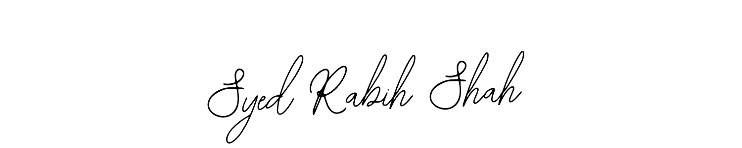 Create a beautiful signature design for name Syed Rabih Shah. With this signature (Bearetta-2O07w) fonts, you can make a handwritten signature for free. Syed Rabih Shah signature style 12 images and pictures png