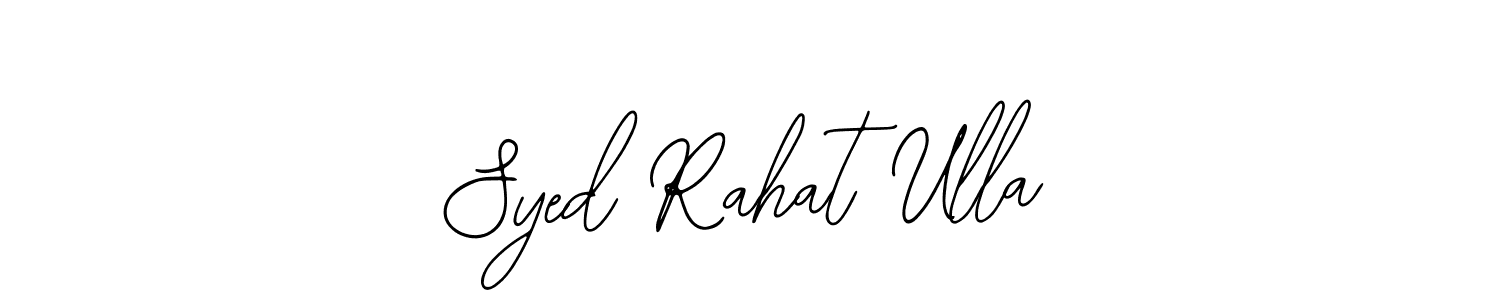 How to Draw Syed Rahat Ulla signature style? Bearetta-2O07w is a latest design signature styles for name Syed Rahat Ulla. Syed Rahat Ulla signature style 12 images and pictures png