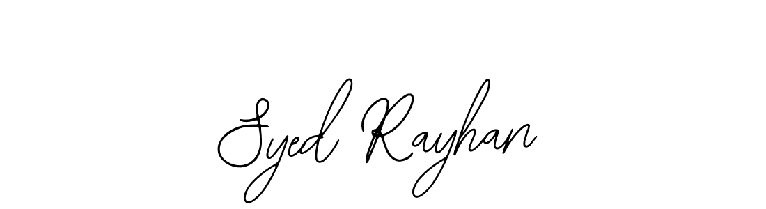 Make a beautiful signature design for name Syed Rayhan. Use this online signature maker to create a handwritten signature for free. Syed Rayhan signature style 12 images and pictures png