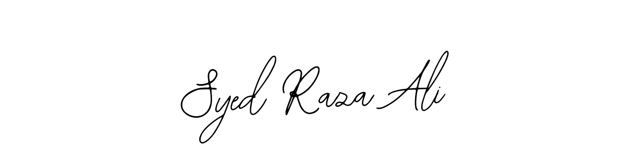 Create a beautiful signature design for name Syed Raza Ali. With this signature (Bearetta-2O07w) fonts, you can make a handwritten signature for free. Syed Raza Ali signature style 12 images and pictures png