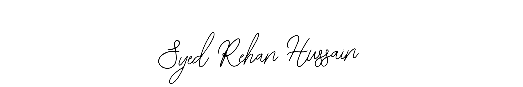 Syed Rehan Hussain stylish signature style. Best Handwritten Sign (Bearetta-2O07w) for my name. Handwritten Signature Collection Ideas for my name Syed Rehan Hussain. Syed Rehan Hussain signature style 12 images and pictures png