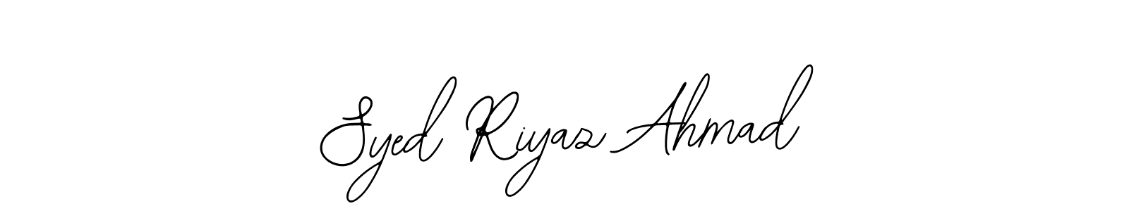 Similarly Bearetta-2O07w is the best handwritten signature design. Signature creator online .You can use it as an online autograph creator for name Syed Riyaz Ahmad. Syed Riyaz Ahmad signature style 12 images and pictures png