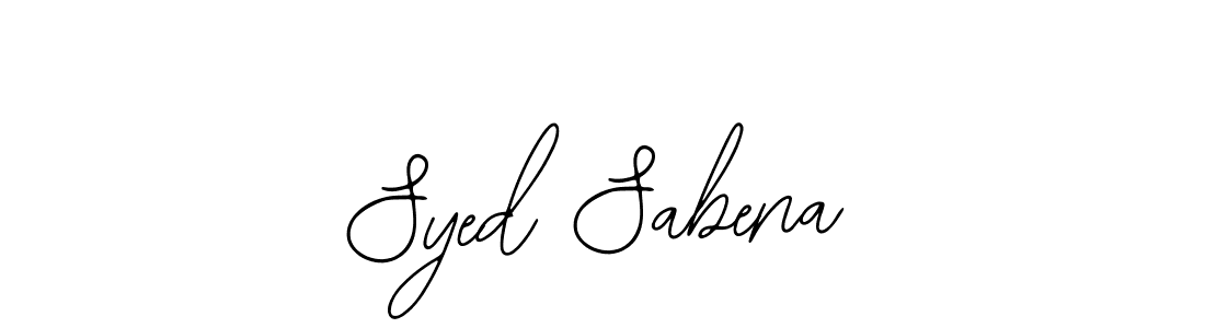 Bearetta-2O07w is a professional signature style that is perfect for those who want to add a touch of class to their signature. It is also a great choice for those who want to make their signature more unique. Get Syed Sabena name to fancy signature for free. Syed Sabena signature style 12 images and pictures png
