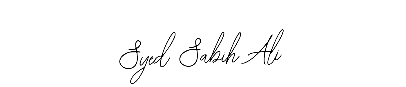 Once you've used our free online signature maker to create your best signature Bearetta-2O07w style, it's time to enjoy all of the benefits that Syed Sabih Ali name signing documents. Syed Sabih Ali signature style 12 images and pictures png