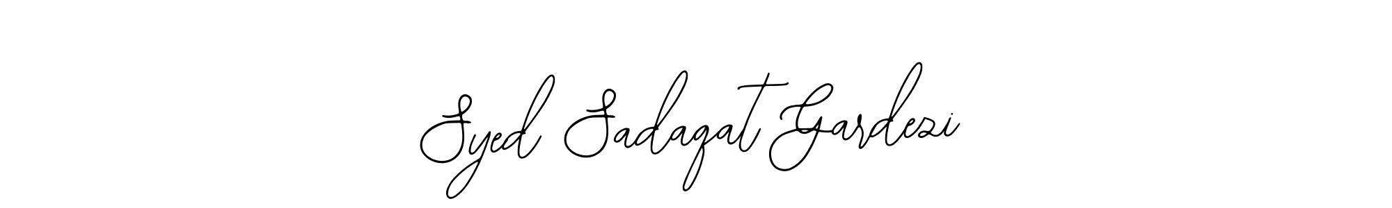 Make a short Syed Sadaqat Gardezi signature style. Manage your documents anywhere anytime using Bearetta-2O07w. Create and add eSignatures, submit forms, share and send files easily. Syed Sadaqat Gardezi signature style 12 images and pictures png
