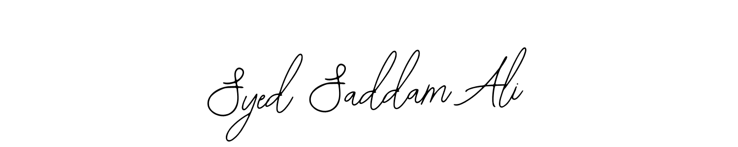 Best and Professional Signature Style for Syed Saddam Ali. Bearetta-2O07w Best Signature Style Collection. Syed Saddam Ali signature style 12 images and pictures png