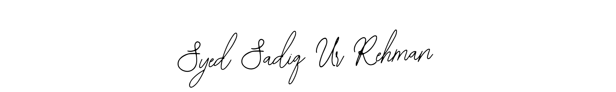 Make a beautiful signature design for name Syed Sadiq Ur Rehman. Use this online signature maker to create a handwritten signature for free. Syed Sadiq Ur Rehman signature style 12 images and pictures png