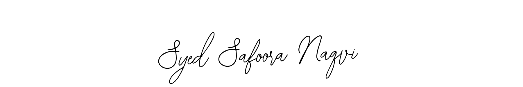 How to make Syed Safoora Naqvi name signature. Use Bearetta-2O07w style for creating short signs online. This is the latest handwritten sign. Syed Safoora Naqvi signature style 12 images and pictures png