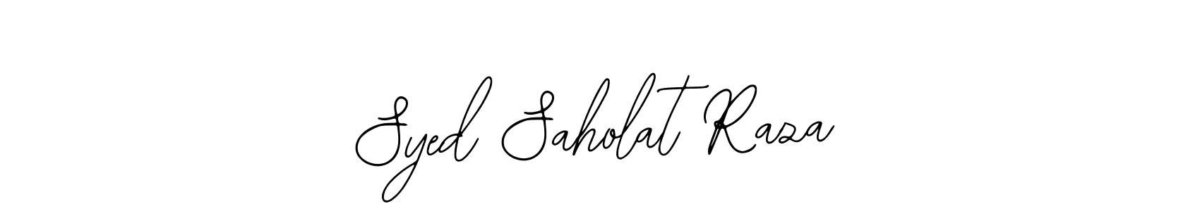 How to Draw Syed Saholat Raza signature style? Bearetta-2O07w is a latest design signature styles for name Syed Saholat Raza. Syed Saholat Raza signature style 12 images and pictures png