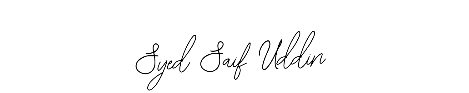 Also You can easily find your signature by using the search form. We will create Syed Saif Uddin name handwritten signature images for you free of cost using Bearetta-2O07w sign style. Syed Saif Uddin signature style 12 images and pictures png