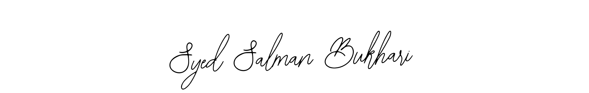 Create a beautiful signature design for name Syed Salman Bukhari. With this signature (Bearetta-2O07w) fonts, you can make a handwritten signature for free. Syed Salman Bukhari signature style 12 images and pictures png