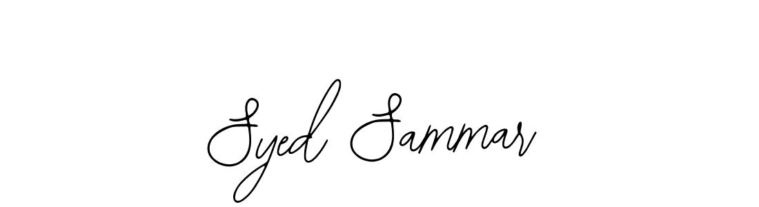 Make a beautiful signature design for name Syed Sammar. With this signature (Bearetta-2O07w) style, you can create a handwritten signature for free. Syed Sammar signature style 12 images and pictures png