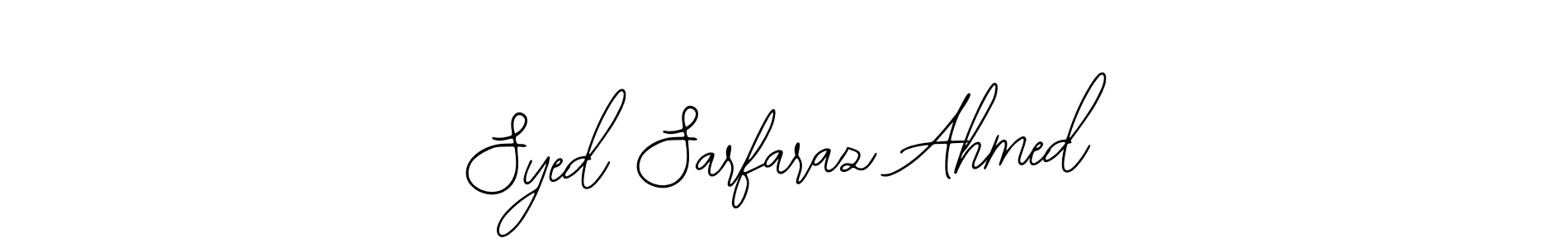 Bearetta-2O07w is a professional signature style that is perfect for those who want to add a touch of class to their signature. It is also a great choice for those who want to make their signature more unique. Get Syed Sarfaraz Ahmed name to fancy signature for free. Syed Sarfaraz Ahmed signature style 12 images and pictures png