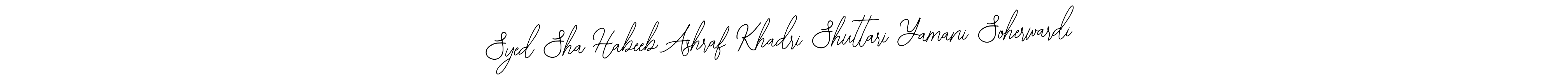 How to Draw Syed Sha Habeeb Ashraf Khadri Shuttari Yamani Soherwardi signature style? Bearetta-2O07w is a latest design signature styles for name Syed Sha Habeeb Ashraf Khadri Shuttari Yamani Soherwardi. Syed Sha Habeeb Ashraf Khadri Shuttari Yamani Soherwardi signature style 12 images and pictures png