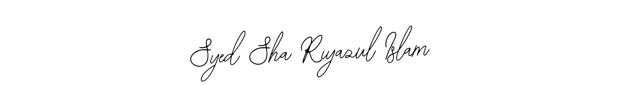 Also You can easily find your signature by using the search form. We will create Syed Sha Riyazul Islam name handwritten signature images for you free of cost using Bearetta-2O07w sign style. Syed Sha Riyazul Islam signature style 12 images and pictures png