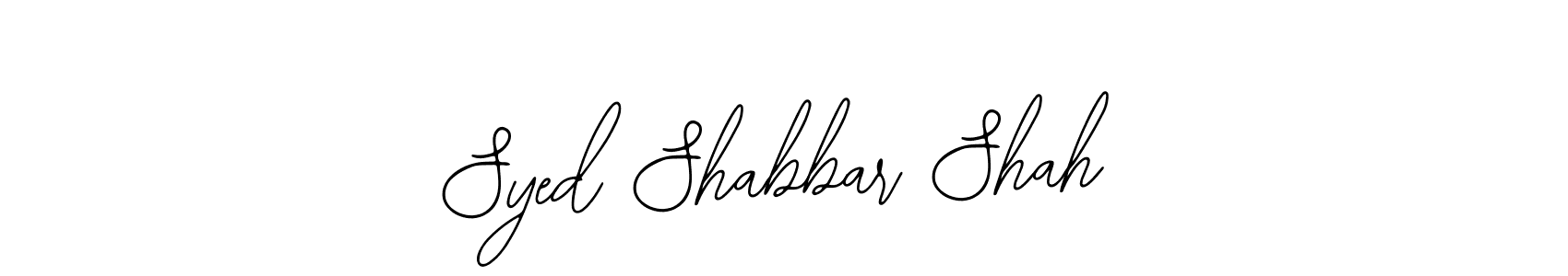 How to make Syed Shabbar Shah signature? Bearetta-2O07w is a professional autograph style. Create handwritten signature for Syed Shabbar Shah name. Syed Shabbar Shah signature style 12 images and pictures png