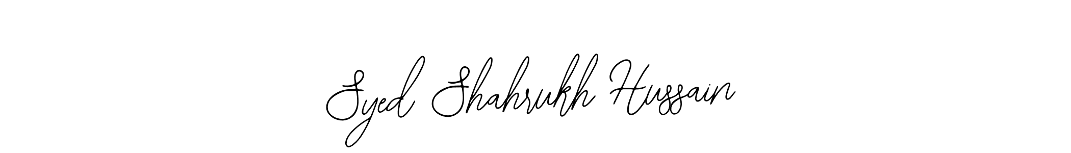 if you are searching for the best signature style for your name Syed Shahrukh Hussain. so please give up your signature search. here we have designed multiple signature styles  using Bearetta-2O07w. Syed Shahrukh Hussain signature style 12 images and pictures png