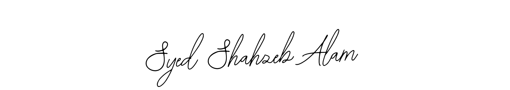 Use a signature maker to create a handwritten signature online. With this signature software, you can design (Bearetta-2O07w) your own signature for name Syed Shahzeb Alam. Syed Shahzeb Alam signature style 12 images and pictures png