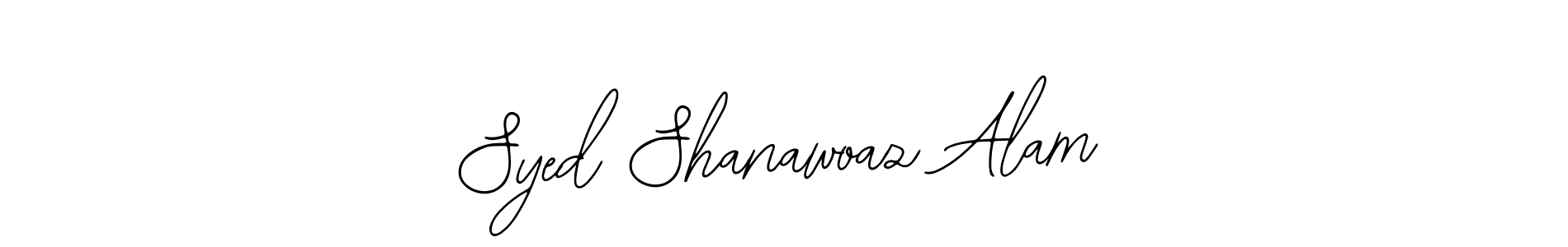 Bearetta-2O07w is a professional signature style that is perfect for those who want to add a touch of class to their signature. It is also a great choice for those who want to make their signature more unique. Get Syed Shanawoaz Alam name to fancy signature for free. Syed Shanawoaz Alam signature style 12 images and pictures png