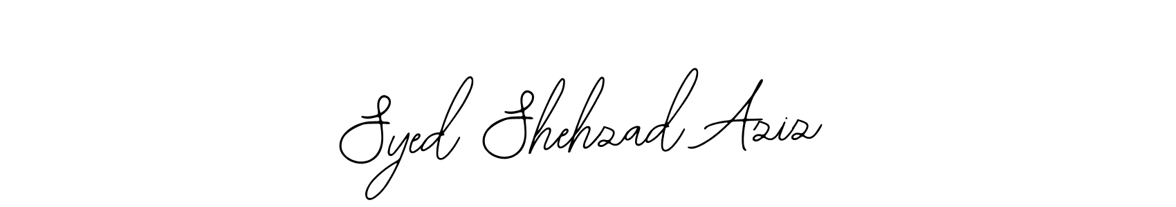 Use a signature maker to create a handwritten signature online. With this signature software, you can design (Bearetta-2O07w) your own signature for name Syed Shehzad Aziz. Syed Shehzad Aziz signature style 12 images and pictures png