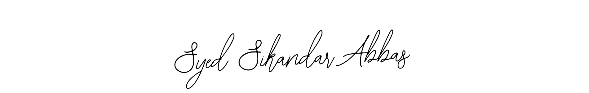 It looks lik you need a new signature style for name Syed Sikandar Abbas. Design unique handwritten (Bearetta-2O07w) signature with our free signature maker in just a few clicks. Syed Sikandar Abbas signature style 12 images and pictures png